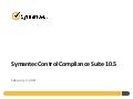 Symantec control compliance suite