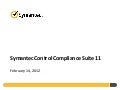 Symantec Control Compliance Suite 11, February 2012