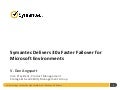 Symantec Delivers 30x Faster Failover For Microsoft Environments