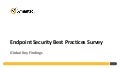 Symantec Endpoint Security Best Practices Survey - Global Key Findings January 2012