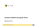 Symantec Mobile Strategy and Vision 2010