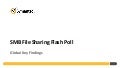 Symantec SMB File Sharing Flash Poll