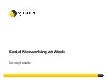 Social Networking while at Work - July 2010