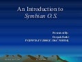 Symbian Os Introduction