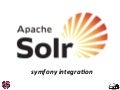 Integrating the Solr search engine