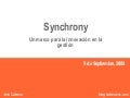 Sincronia - Un marco para la Innovación