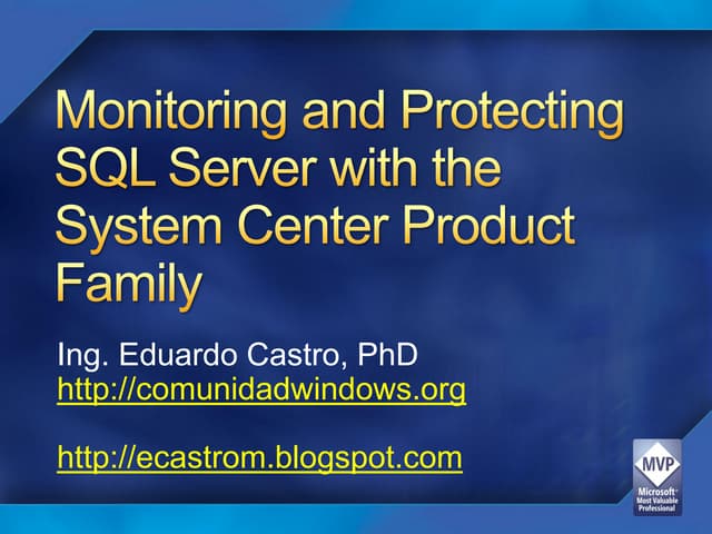 System Center And Sql Server 