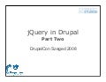 Using JavaScript in Drupal