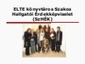 ELTE BTK Nyilt nap, Konyvtar Szakos Hallgatoi Erdekkepviselet prezentacio