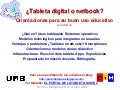 ¿Tableta digital o netbook?