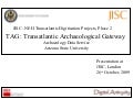 TAG: Transatlantic Archaeological Gateway