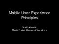 Tagged Mobile UX & Design