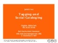 Tagging und Social Cataloging