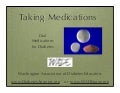  Taking Medications Pills