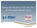Taking the mystery (and fear) out of FHA 203K Rehab Loans