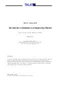 TALAT Lecture 1201: Introduction to Aluminium as an Engineering Material