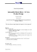 TALAT Lecture 2110.01:  Automobile brake rotor - LCA in product design
