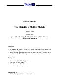 TALAT Lecture 3205: The Fluidity of Molten Metals