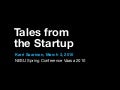 Tales From The Startup