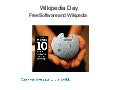 Wikipedia Day 2011 Talk