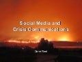 Social Media in a Disaster