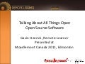 Talking about all things open   open source