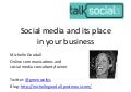 Talk social dec 2011 keynote michelle goodall