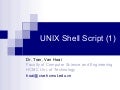 Talk Unix Shell Script 1