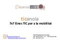Taller 7x7 Eines TIC i mobilitat.