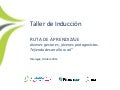 RUTA DE APRENDIZAJE - Jovenes gestores, jovenes protagonistas.