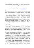 Methodology to make use of poetry and images in creating recycling and resources saving awareness