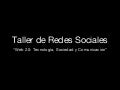 Taller Redes Sociales
