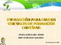 EVALUACIÓN PARA CURSOS VIRTUALES DE FORMACIÓN CONTÍNUA