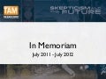 TAM 2012 In Memoriam presentation