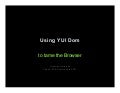 Taming the browser with the YUI Dom Component