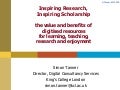 Inspiring Research Inspiring Scholarship – Simon Tanner