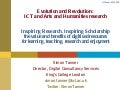 Inspiring Research, Inspiring Scholarship  The value and benefits of digitised resources for learning, teaching,  research and enjoyment by Simon Tanner
