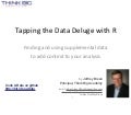 Tapping the Data Deluge with R