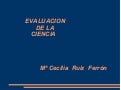 Tarea evaluacion de la ciencia