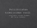 Esitys Sitran Kestävän talouspolitiikan kurssilla kesäkuussa 2013