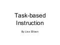 Task based instruction