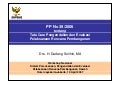 Tata Cara Pengendalian dan Evaluasi Pelaksanaan Rencana Pembangunan 