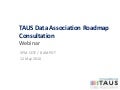 TAUS Data Association | Consultation: Strategic Roadmap - Webinar (May 12, 2010)