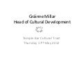 Temple Bar Cultural Trust presentation slides for Joint Oireachtas Committee 16/05/2012