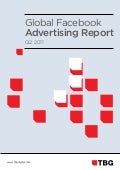 Evolutions of ad spend on Facebook Q2 2011