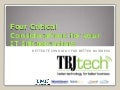 Four Critical Considerations for your IT Infrastructure