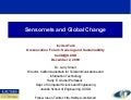Sensornets and Global Change