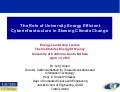 The Role of University Energy Efficient Cyberinfrastructure in Slowing Climate Change