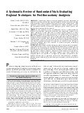 TéCnicas AnalgéSicas PostoracotomíA