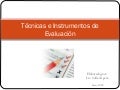 TéCnicas E Instrumentos De EvaluacióN